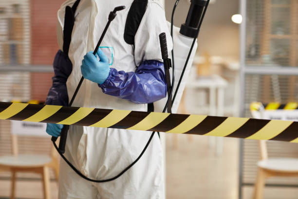 Professional Infectious Disease Decontamination technician working in Red Bud, IL